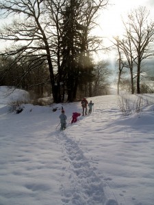 Vers la cabane